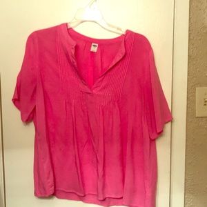 Old navy pin tucked blouse
